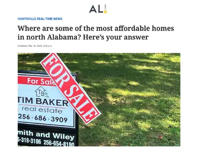 North Alabama home sales improved in February, with strong gains in Athens and Decatur and more than 1,000 pending sales signaling renewed momentum in Huntsville. Stable prices, faster sales, and improving affordability are helping bring buyers back into 